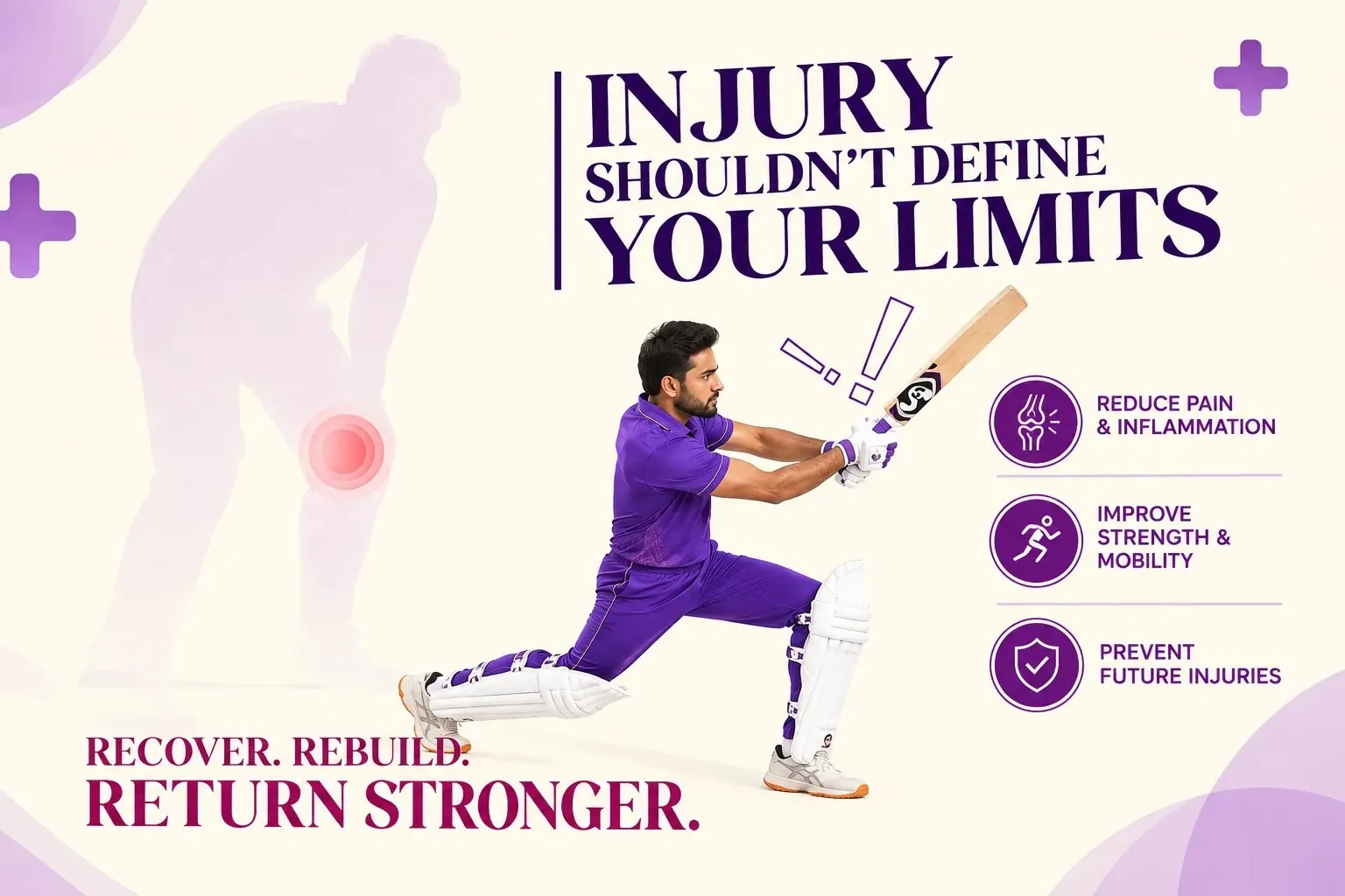 Injury shouldn't define your limits — recover, rebuild, return stronger