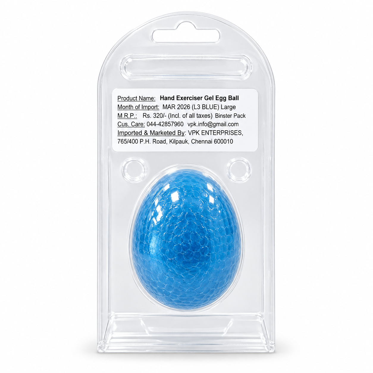 Hand Exerciser Gel Egg Ball